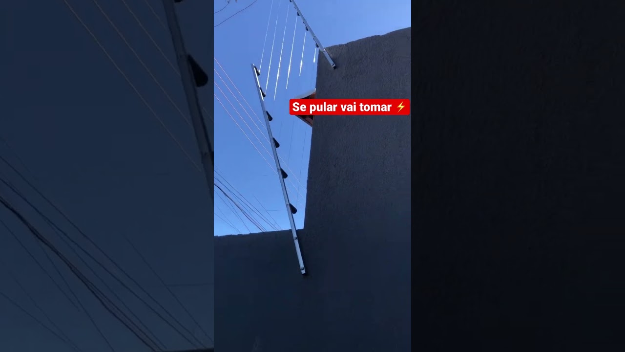 Leia mais sobre o artigo Cuidado! ⚡️ Pular aqui é choque na certa! #shorts #alarme