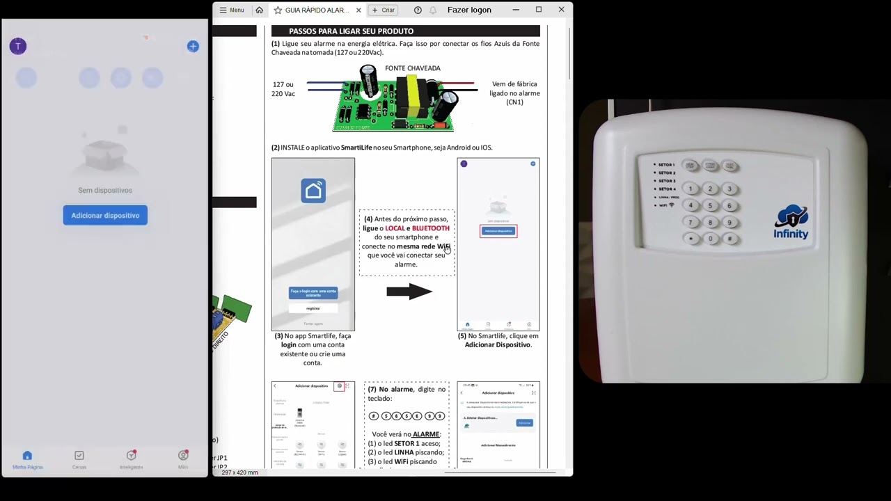 Leia mais sobre o artigo Alarmes Infinity WiFi HLG: Segurança moderna e conectada!