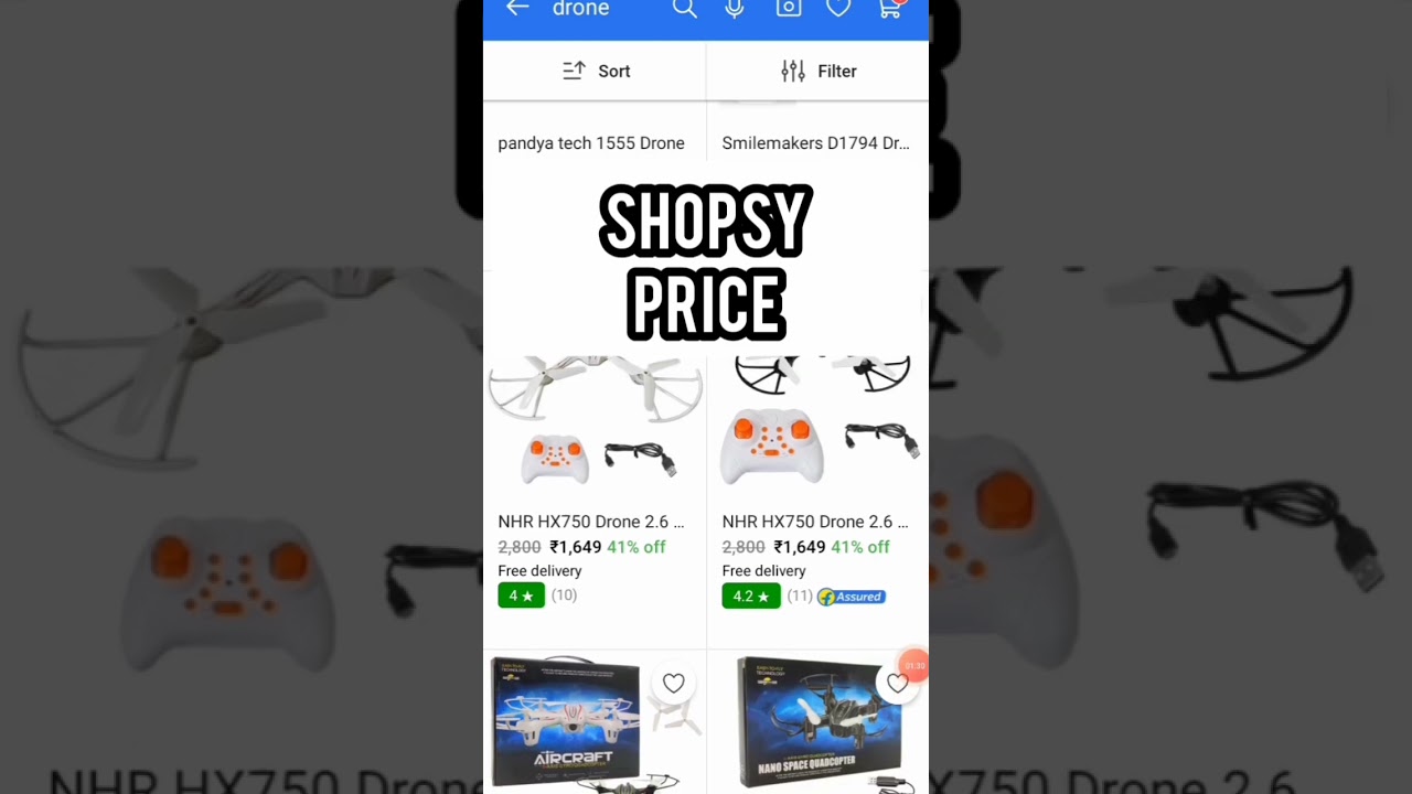 Leia mais sobre o artigo HX750 Drone: Flipkart vs Shopsy – Preços Imperdíveis!