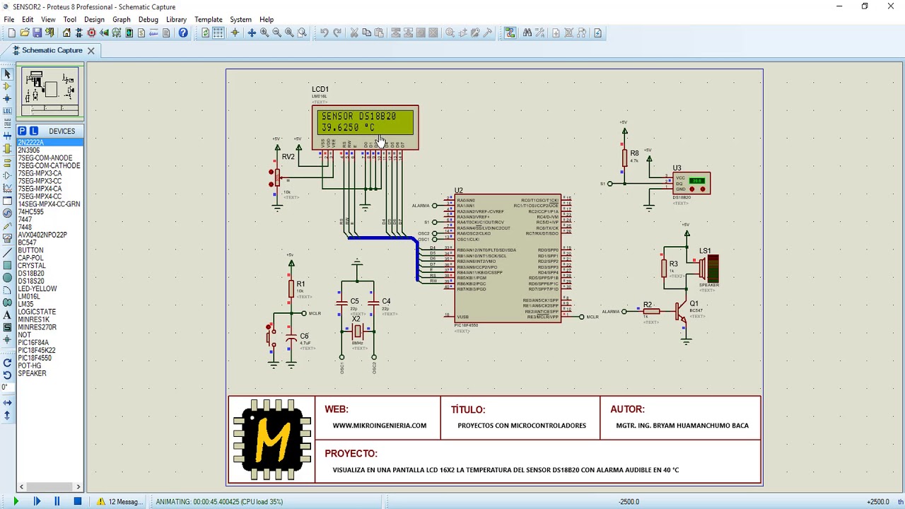 Leia mais sobre o artigo Temperatura em Tempo Real: Alarme com LCD 16×2 e DS18B20!