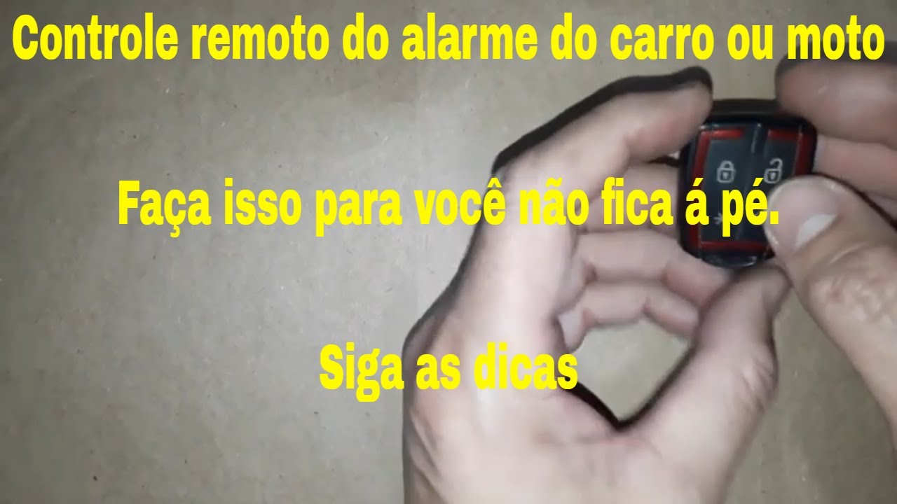 Leia mais sobre o artigo Troque a bateria do controle do alarme do seu carro facilmente!