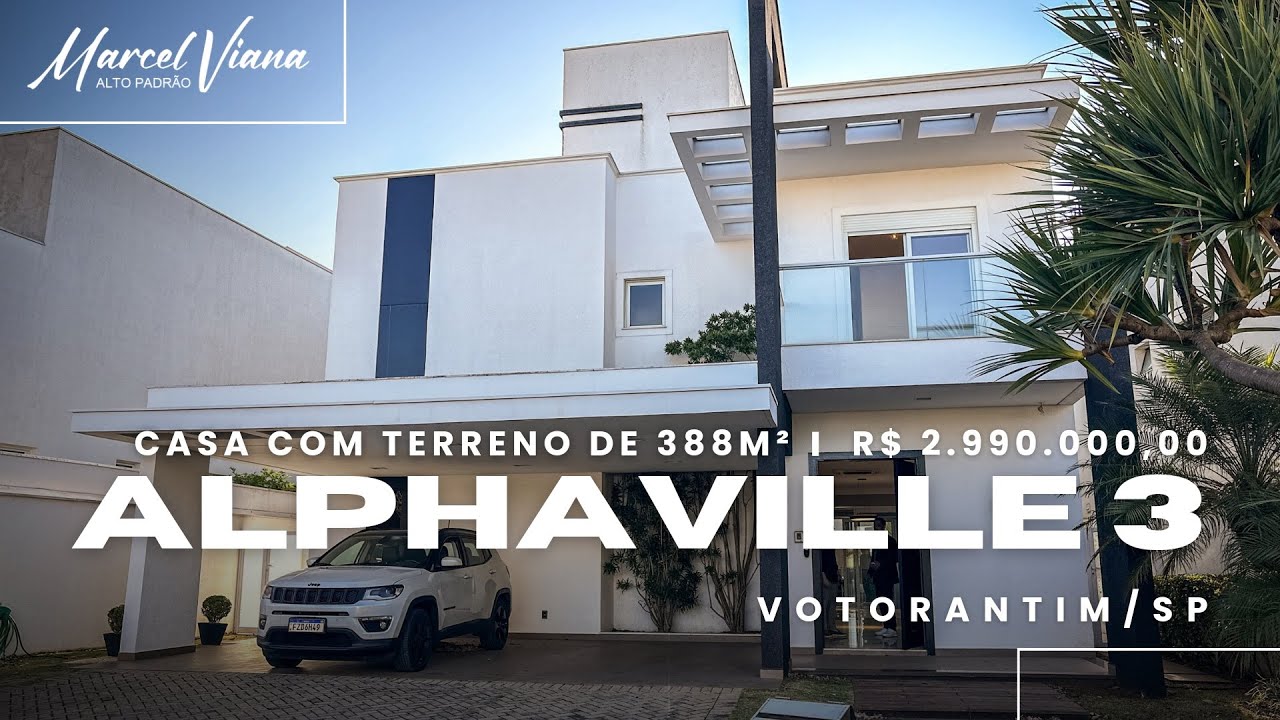 Leia mais sobre o artigo Sobrado Automatizado Luxuoso em Alphaville Votorantim!