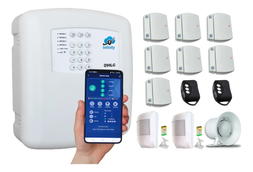 Alarme Infinity WiFi HLG - Central de Alarme