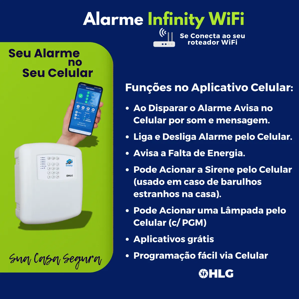 Instalação Alarme Infinity WiFi